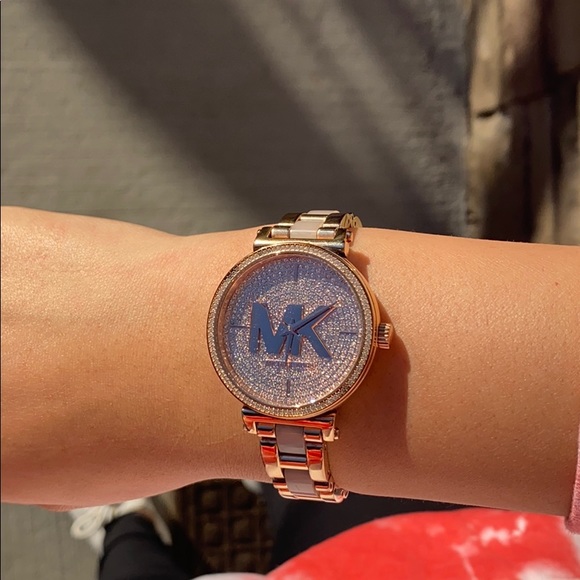 MK Diamond Watch